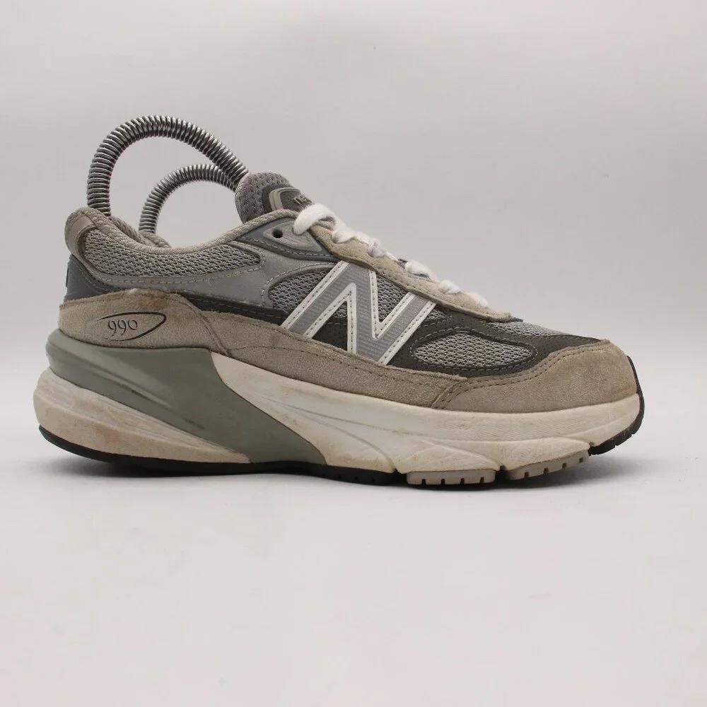 New Balance 990v6 USA Gray Castlerock Sneaker Youth 4 Y Womens 5.5 GC990GL6